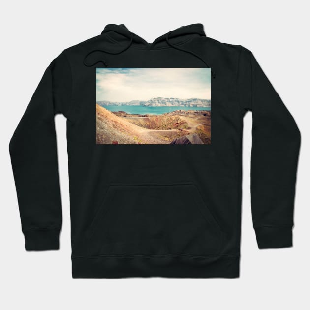 Volcanic Crater Hoodie by Debra Cox 